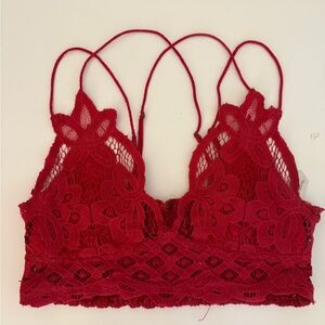 FP Red Lace Bralette